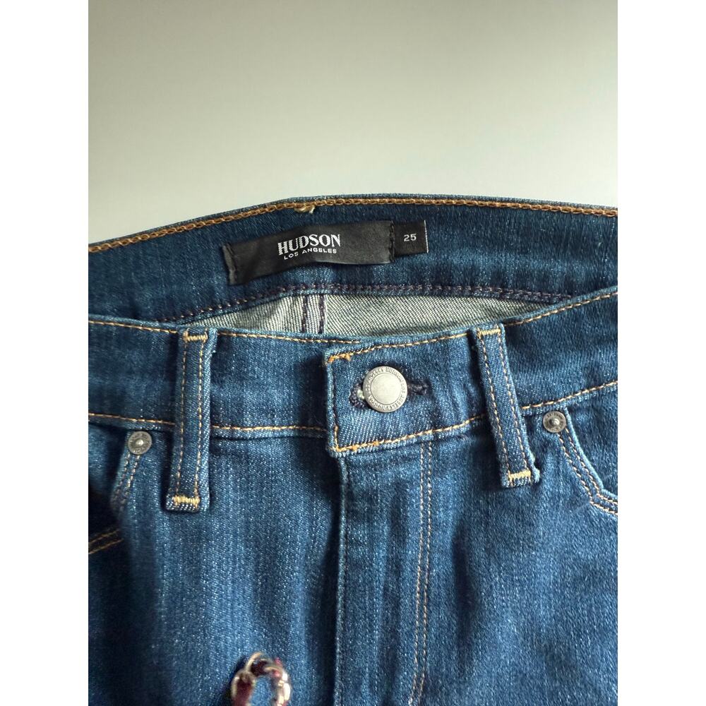 $195 New Hudson Jeans Nico Skinny - Blue - 25 - Picture 4 of 7